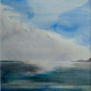 'Whitstable'. Watercolour on paper.